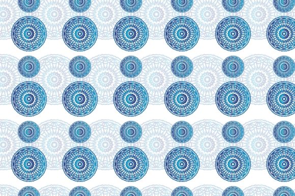 Blue Ornament Mandala Decorative Pattern: A Versatile Design Asset for Creative and Professional Workflows