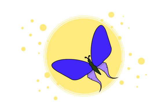 Butterfly Decorative Pattern Circle Art: A Versatile Asset for Modern Creators