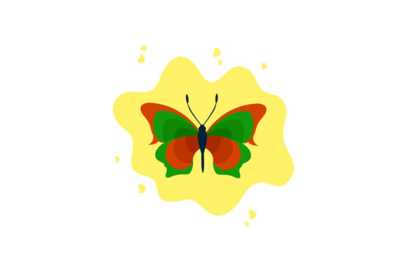 Butterfly Decorative Pretty Cloud Style