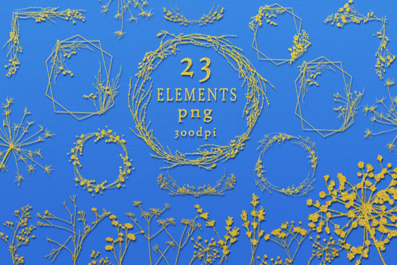 Decorative Elements and Frames for Creative Projects