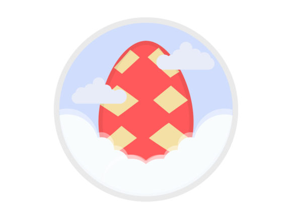 Easter Egg Bunny Decorative Art