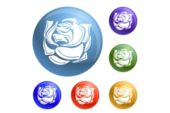 Elevate Your Visual Storytelling with a Premium Decorative Rose Icons Set Vector