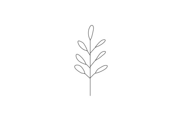 Elevating Visual Narratives with Decorative Beauty Elegant Foliage Line Assets