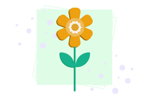 Flower Decorative Beauty Background for Creative Projects