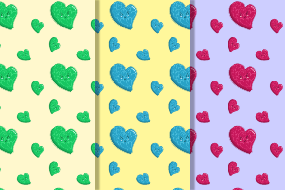 Kawaii Heart Decorative Cartoon Pattern