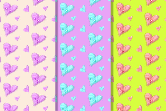 Kawaii Heart Decorative Element Pattern: A Versatile Asset for Creative Projects