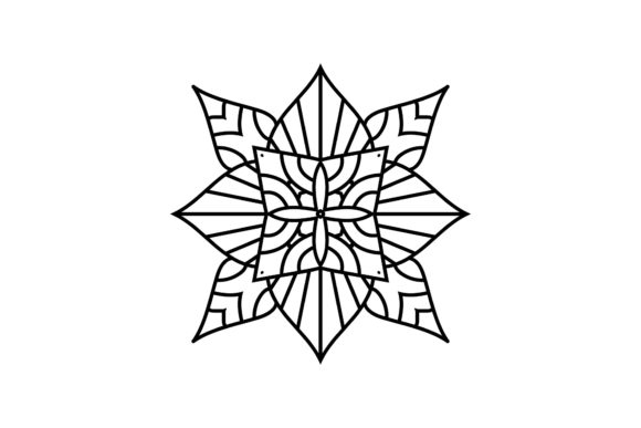 Mandala Decorative Vector Icon