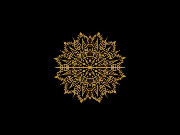 Mandala Ethnic Decorative Element Logo