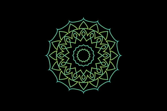 Mandala Ornament Gradient Decorative: Elevating Your Creative Projects with Seamless Versatility
