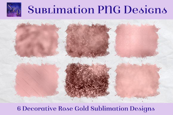 Sublimation Decorative Rose Gold