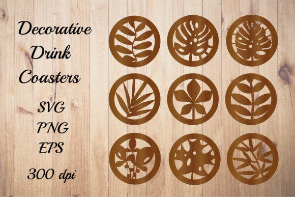 Transform Your Laser Cutting Projects with Decorative Drink Coasters SVG