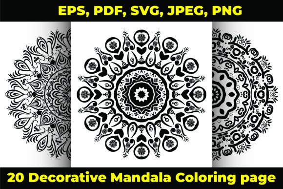 Unlock Your Creativity with Decorative Mandala Coloring Pages: The Ultimate KDP Interior Collection